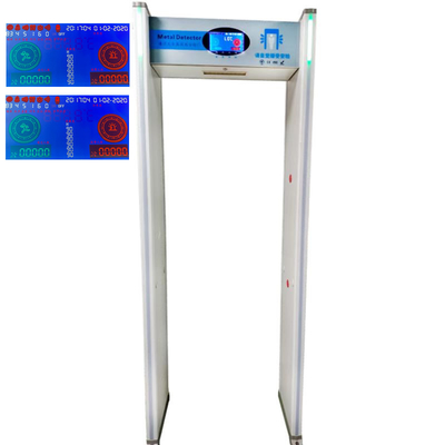 7 Inch LCD Display Doorframe Metal Detector With Temperature Measurement