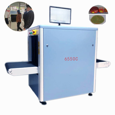 FCC Certification X Ray Luggage Scanner 90cm Conveyor Dual Energy